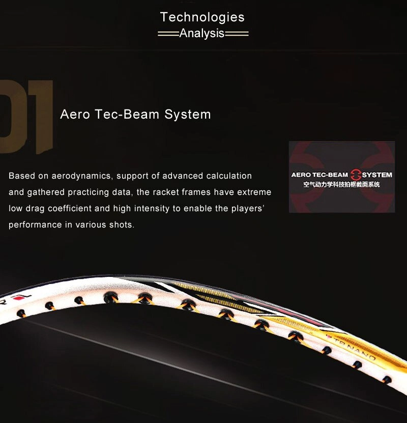 AEROTEC BEAM SYSTEM - Vợt cầu lông Lining Aeronaut 9000C (Mã JP)