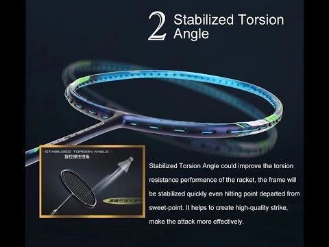 STABILIZED TORSSION ANGLE - Vợt cầu lông Lining Aeronaut 9000C (Mã JP)