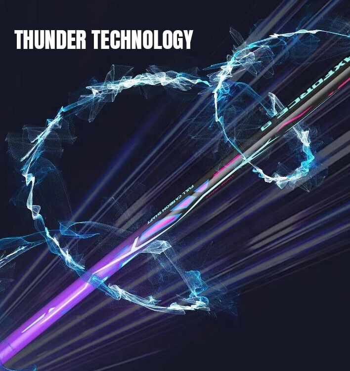 THUNDER TECHNOLOGY của Vợt Cầu Lông Lining Axforce Cannon - Xanh Lục 2024 (Nội Địa Trung)